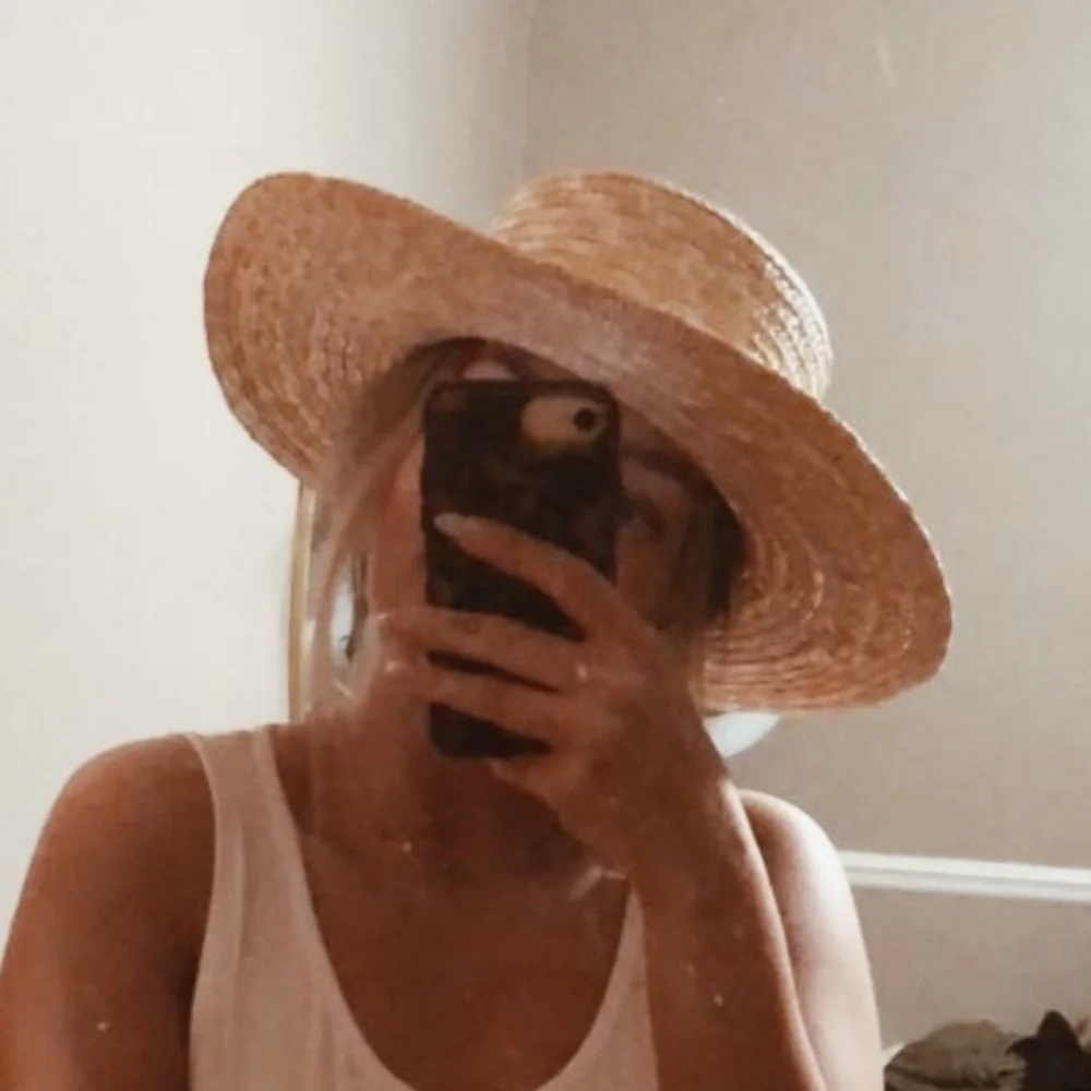 ASOS Wide-Brim Straw Sun Hat in Natural - Picture 1 of 5